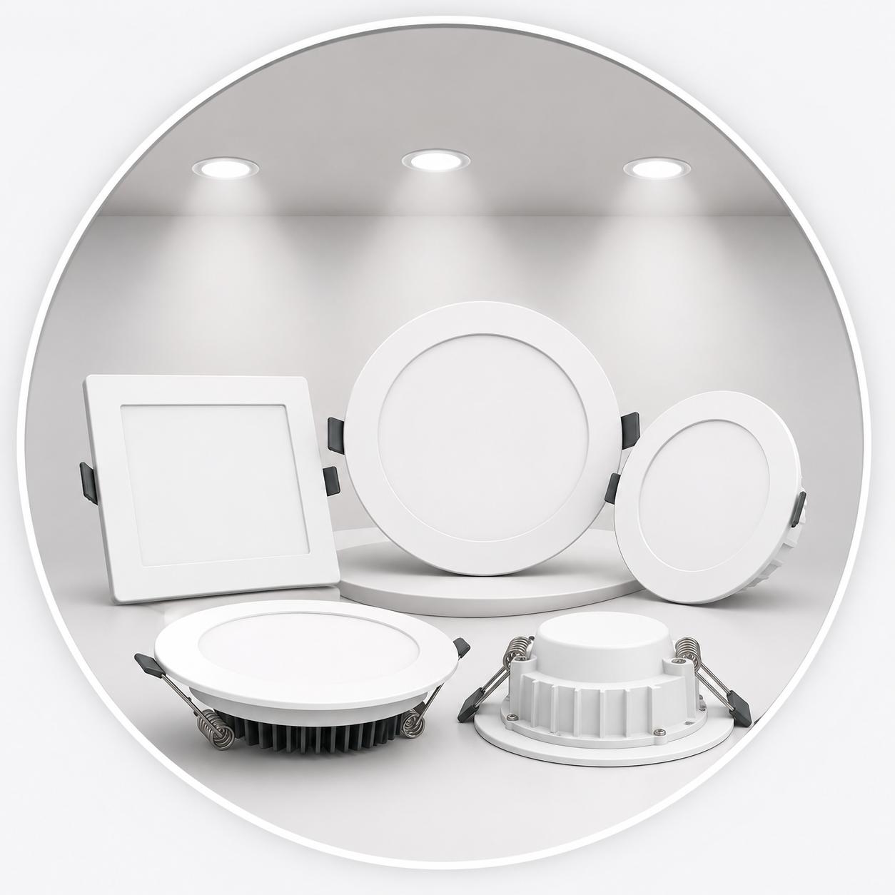 Đèn Led Âm Trần Chính Hãng – Chiếu Sáng Hiện Đại, Tiết Kiệm Điện